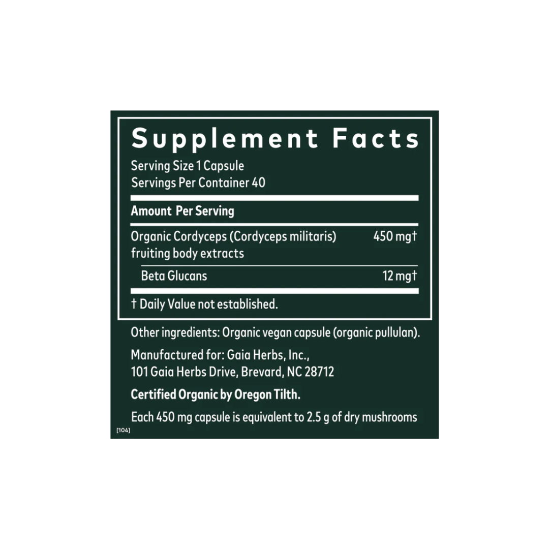 Cordyceps Mushroom 40CT