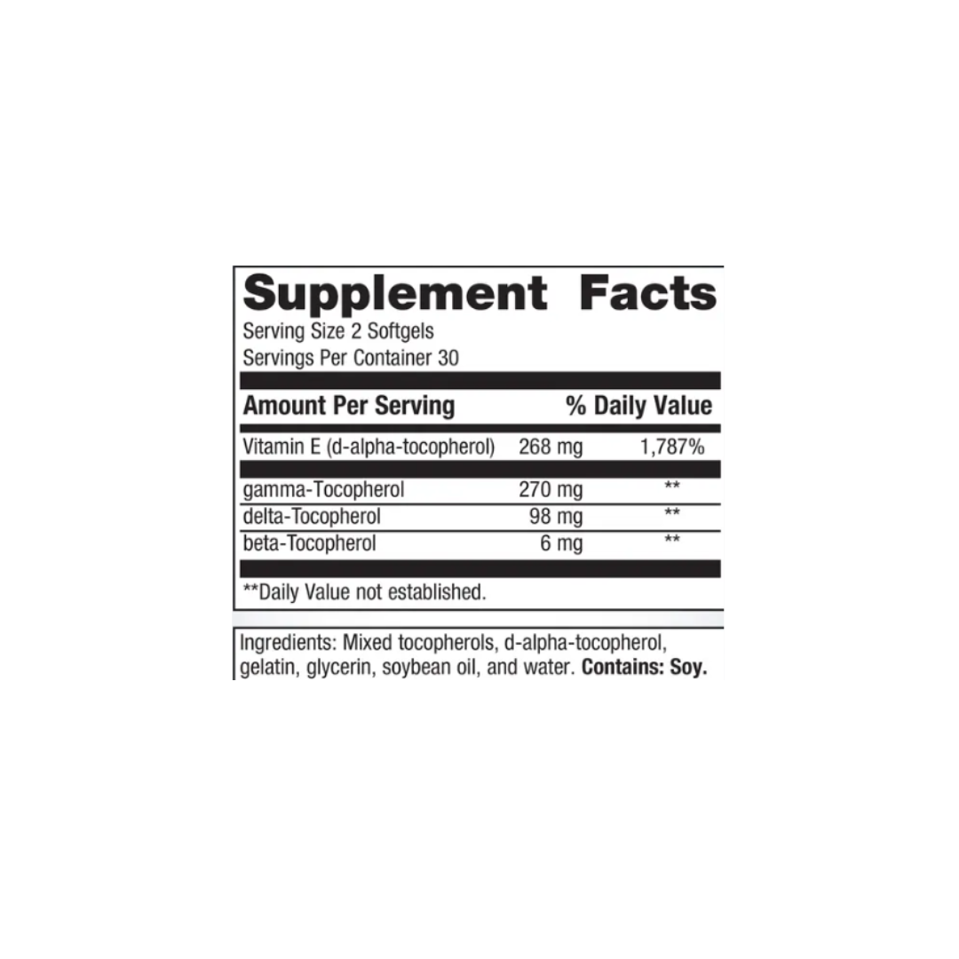 Vitamin E Mixed Tocopherols 60CT