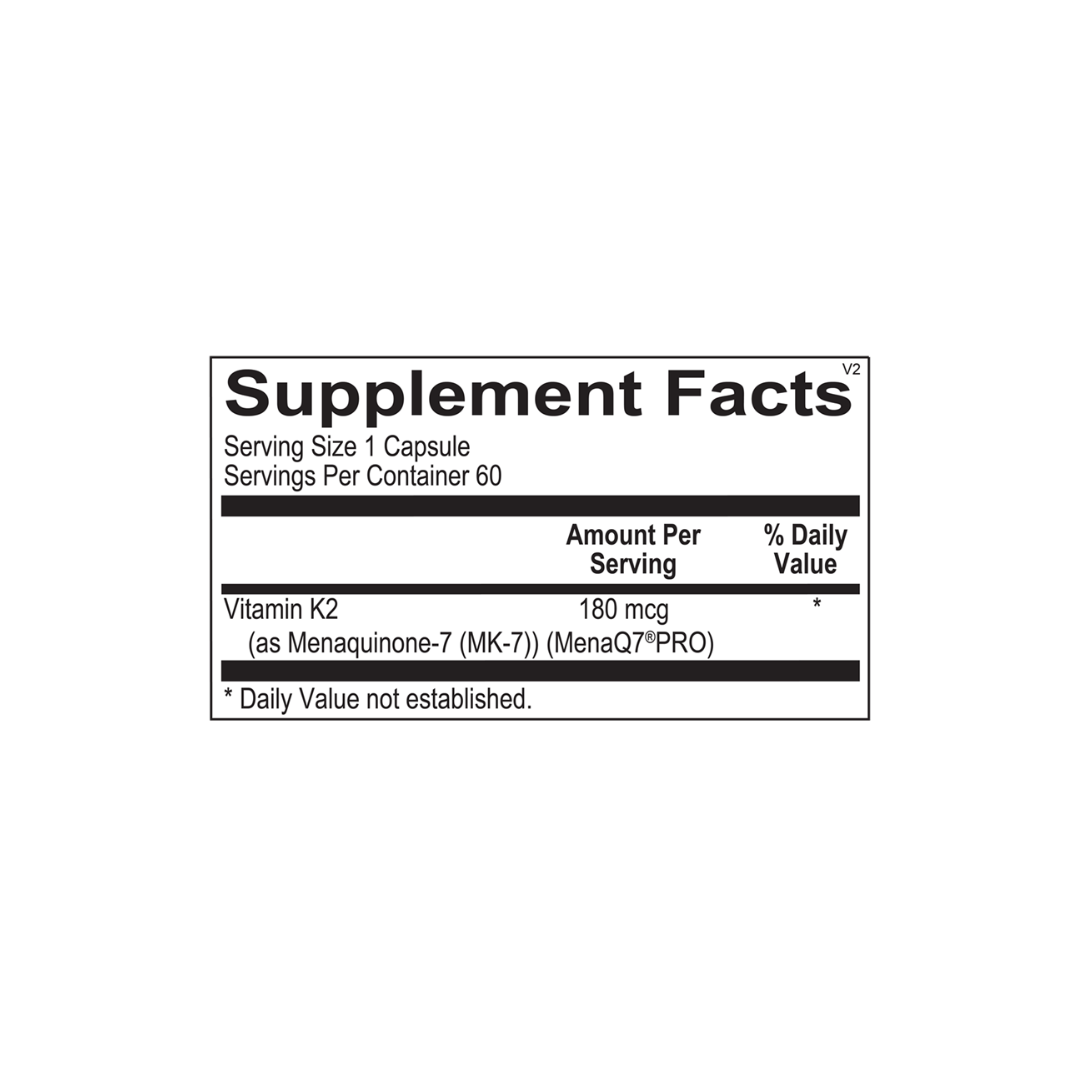 Vitamin K2 180 mcg