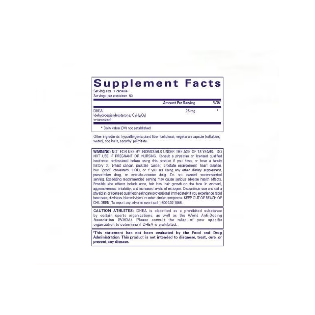 DHEA 25mg 60CT