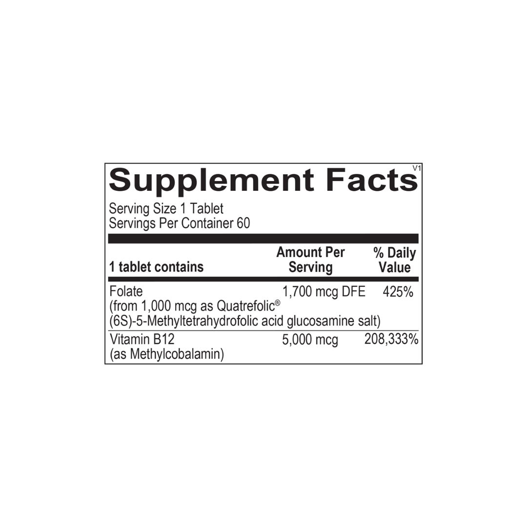 Methylated B12 (Formerly Methyl B12) 60CT