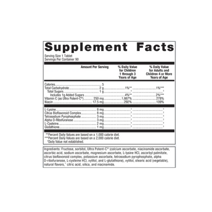 Ultra Potent-C® Vitamin C Chewable 90CT