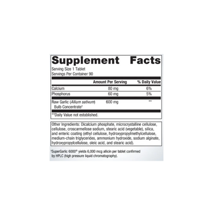 SuperGarlic 6000® 90CT