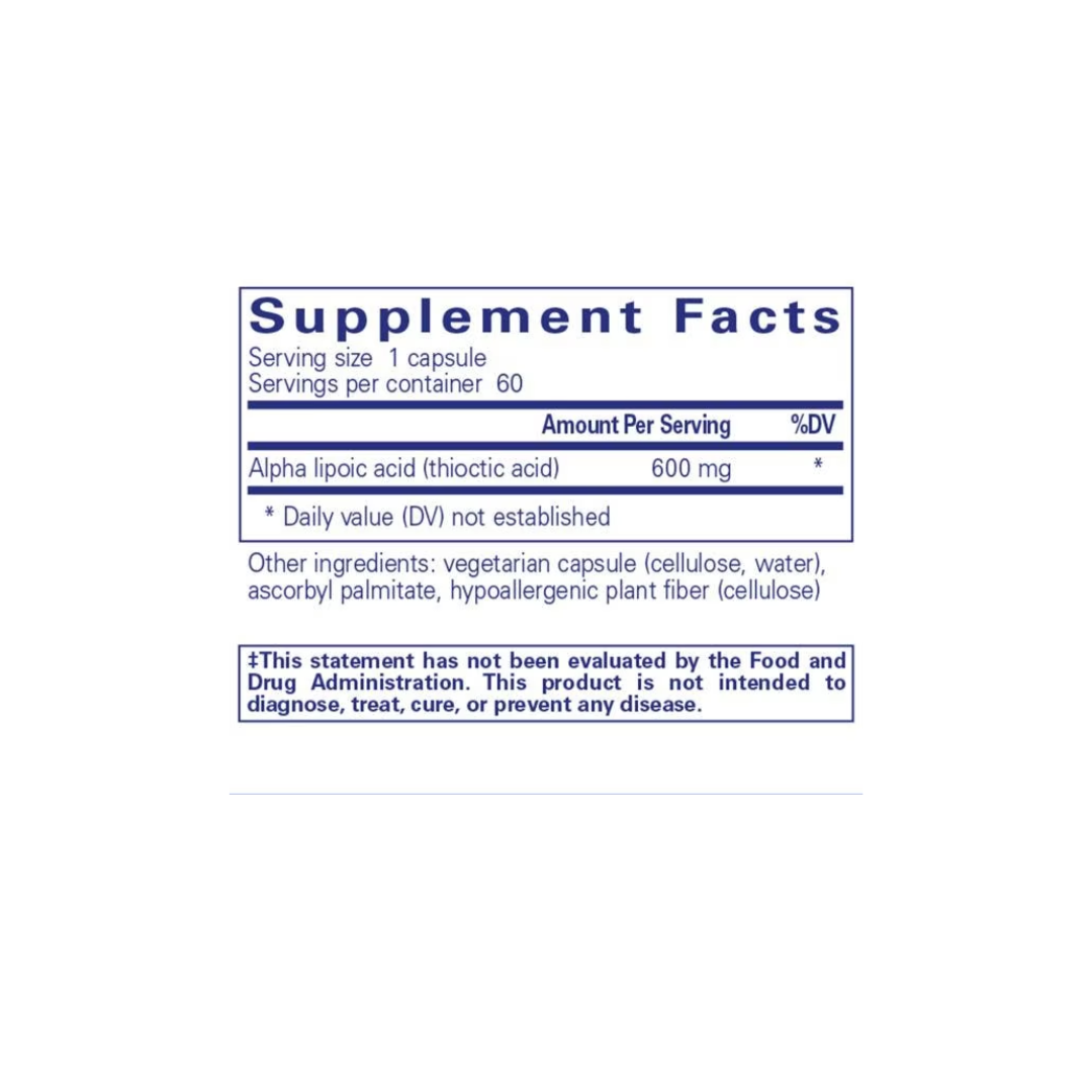 Alpha Lipoic Acid 60CT