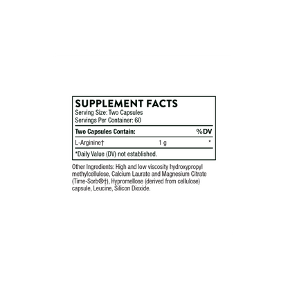 L-Arginine - Sustained Release 120CT