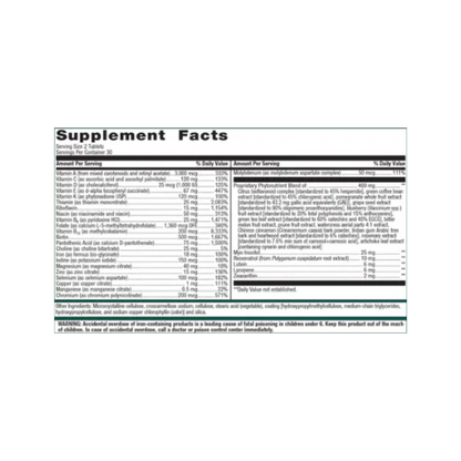 PhytoMulti® Multivitamin with Iron 60CT