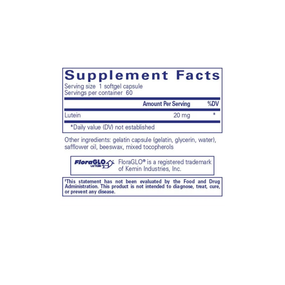 Lutein 20mg 60CT