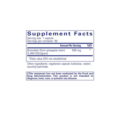 Bromelain 500mg 60CT