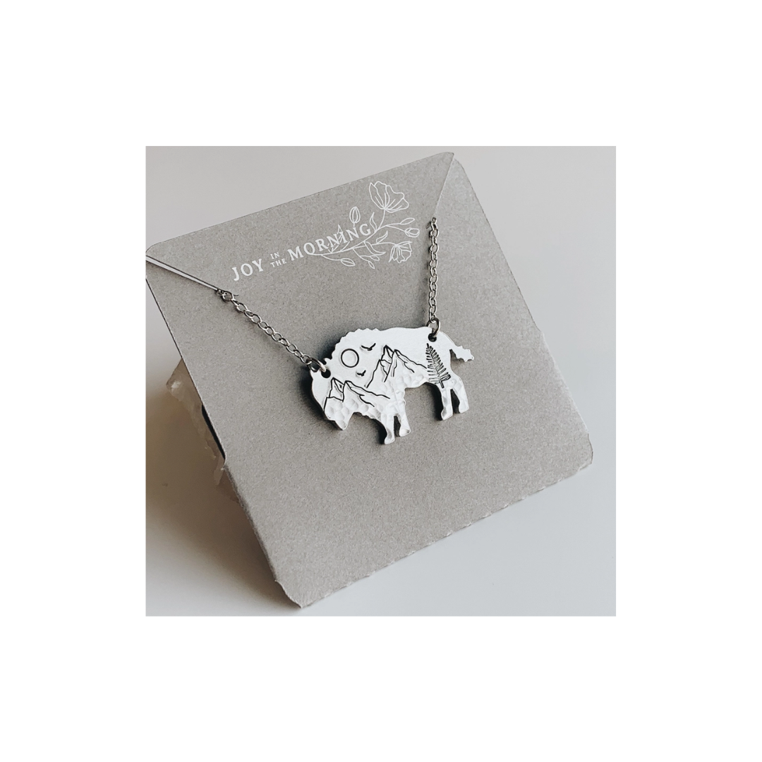 Mountain Bison Necklace