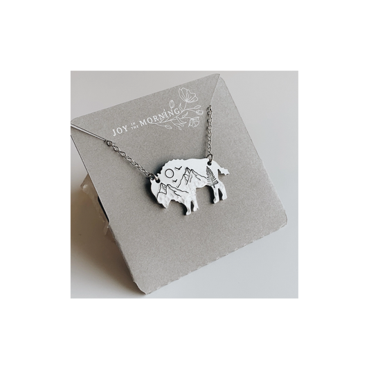 Mountain Bison Necklace