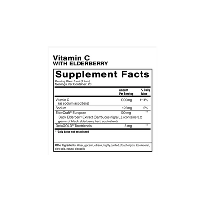 Vitamin C+ Elderberry 100mls