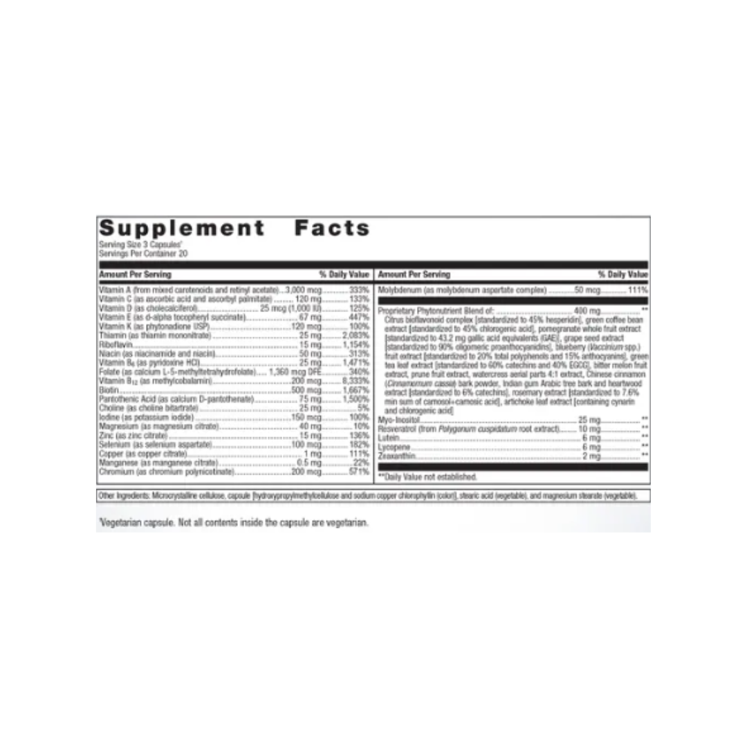 PhytoMulti® Multivitamin Capsules 60CT