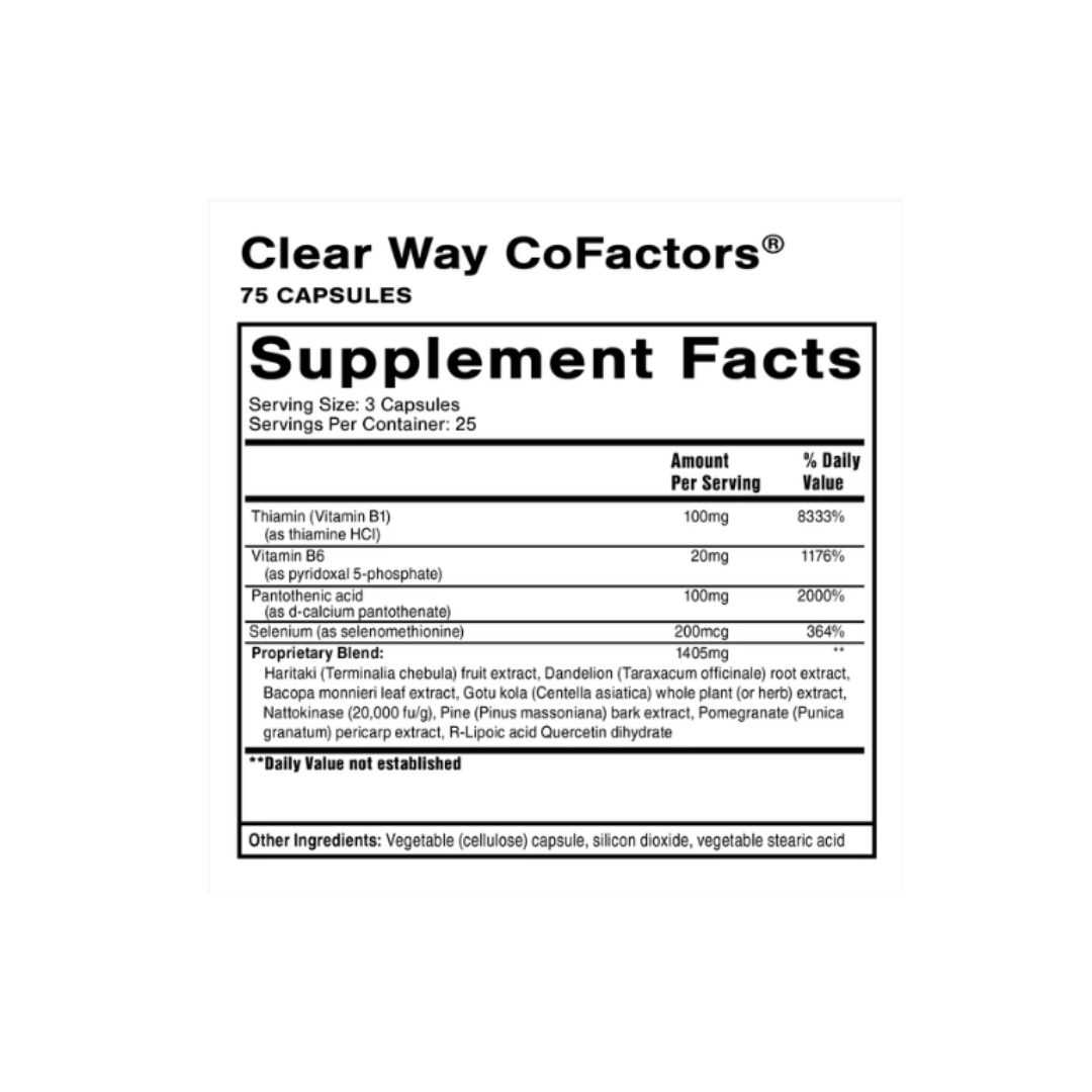 Clear Way Cofactors® 75CT