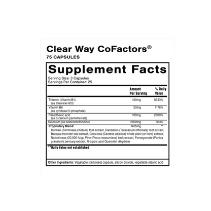 Clear Way Cofactors® 75CT