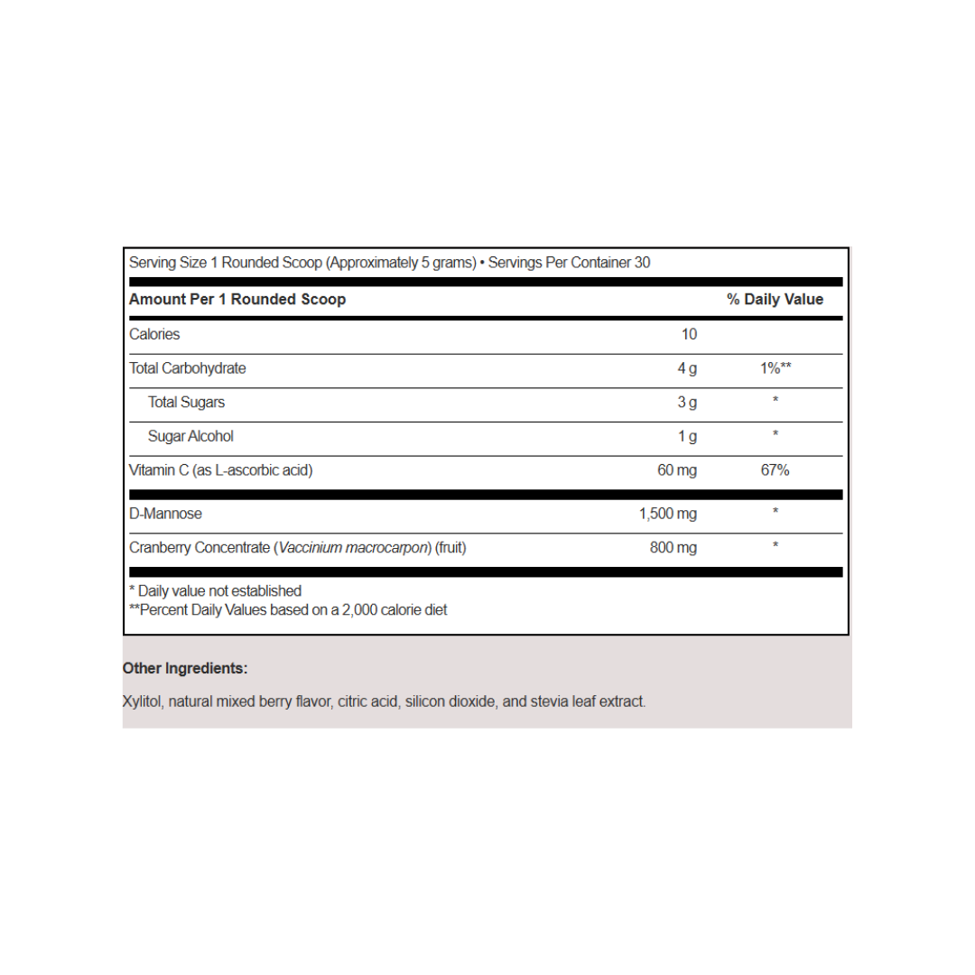 D-Mannose Plus Powder 5.29OZ