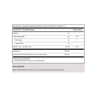 D-Mannose Plus Powder 5.29OZ