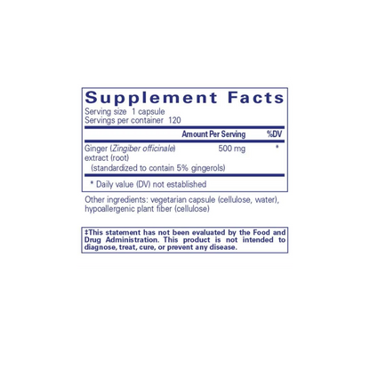 Ginger Extract 120CT