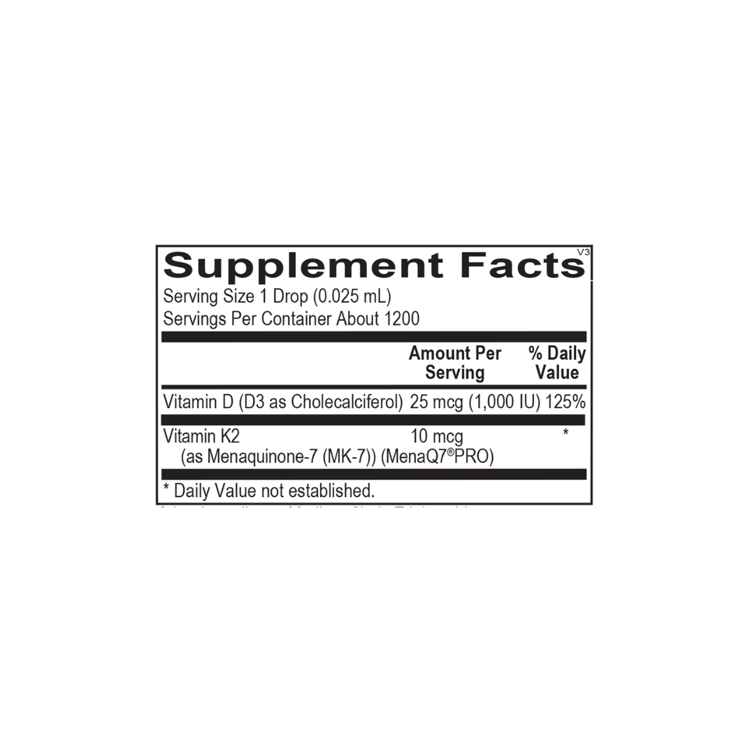 Liquid Vitamin D3 with K2
