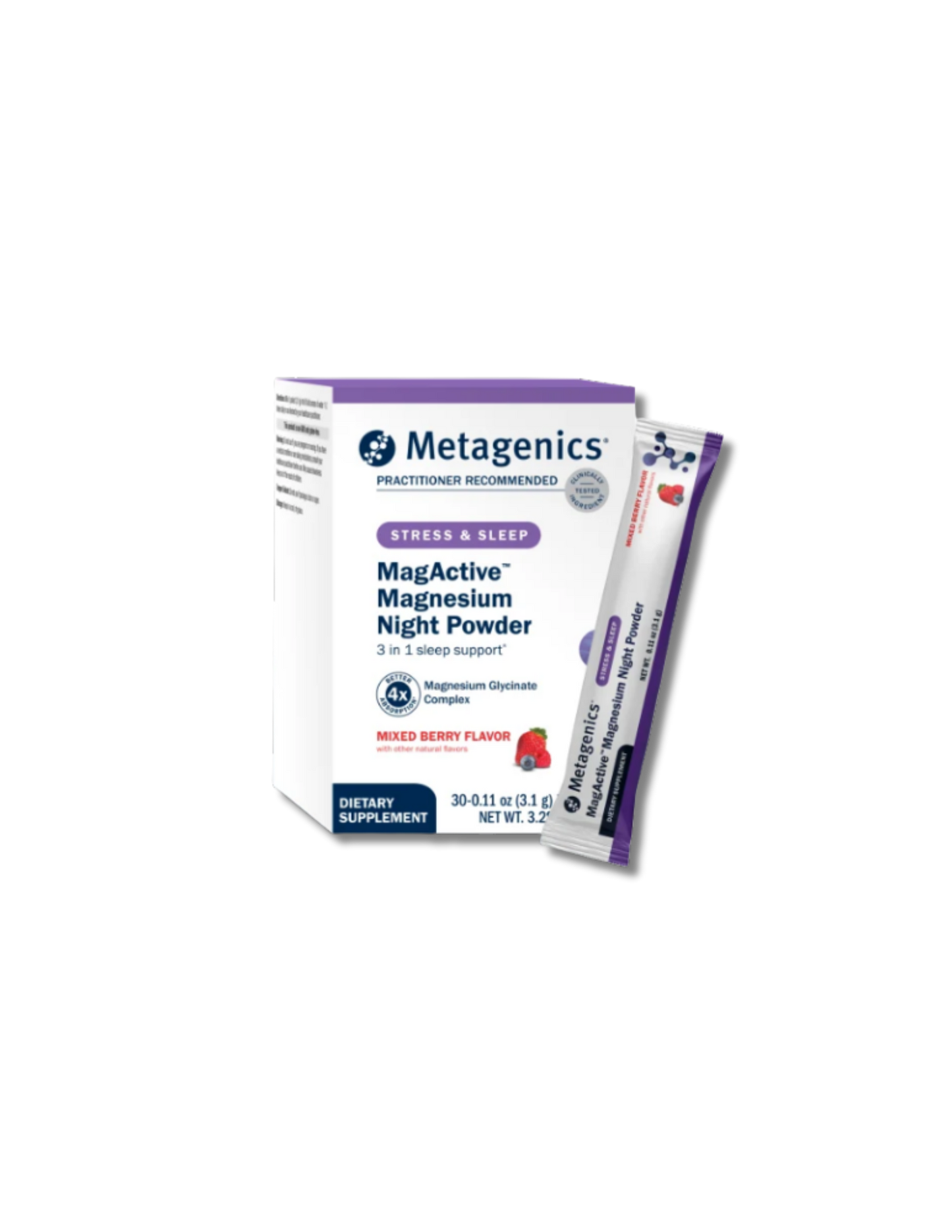 MagActive™ Magnesium Night Powder Packets 30 Packs