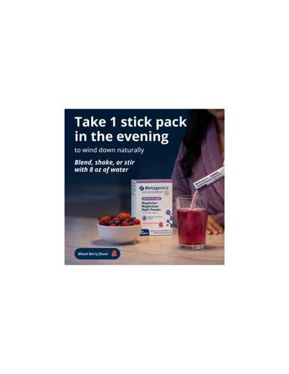 MagActive™ Magnesium Night Powder Packets 30 Packs
