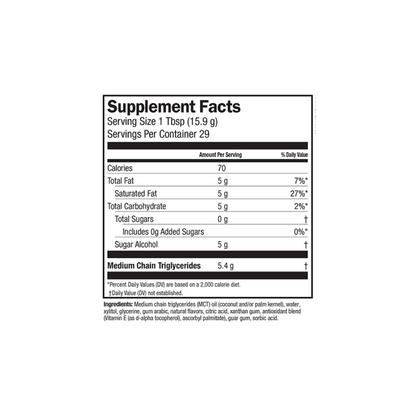 Seriously Delicious MCT Oil Coconut 16 oz