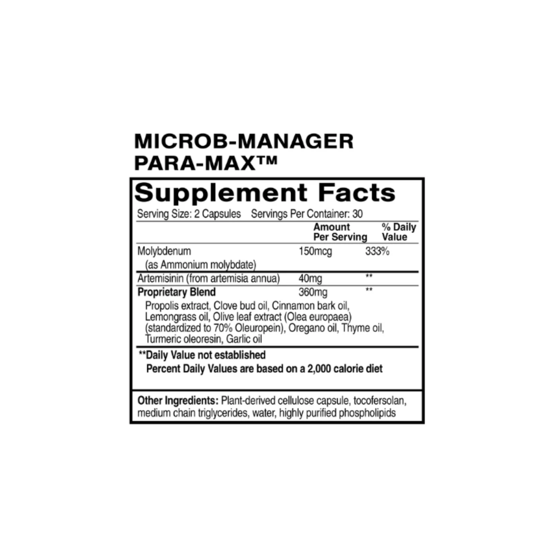 Microb-Manager Para-Max™ 60CT