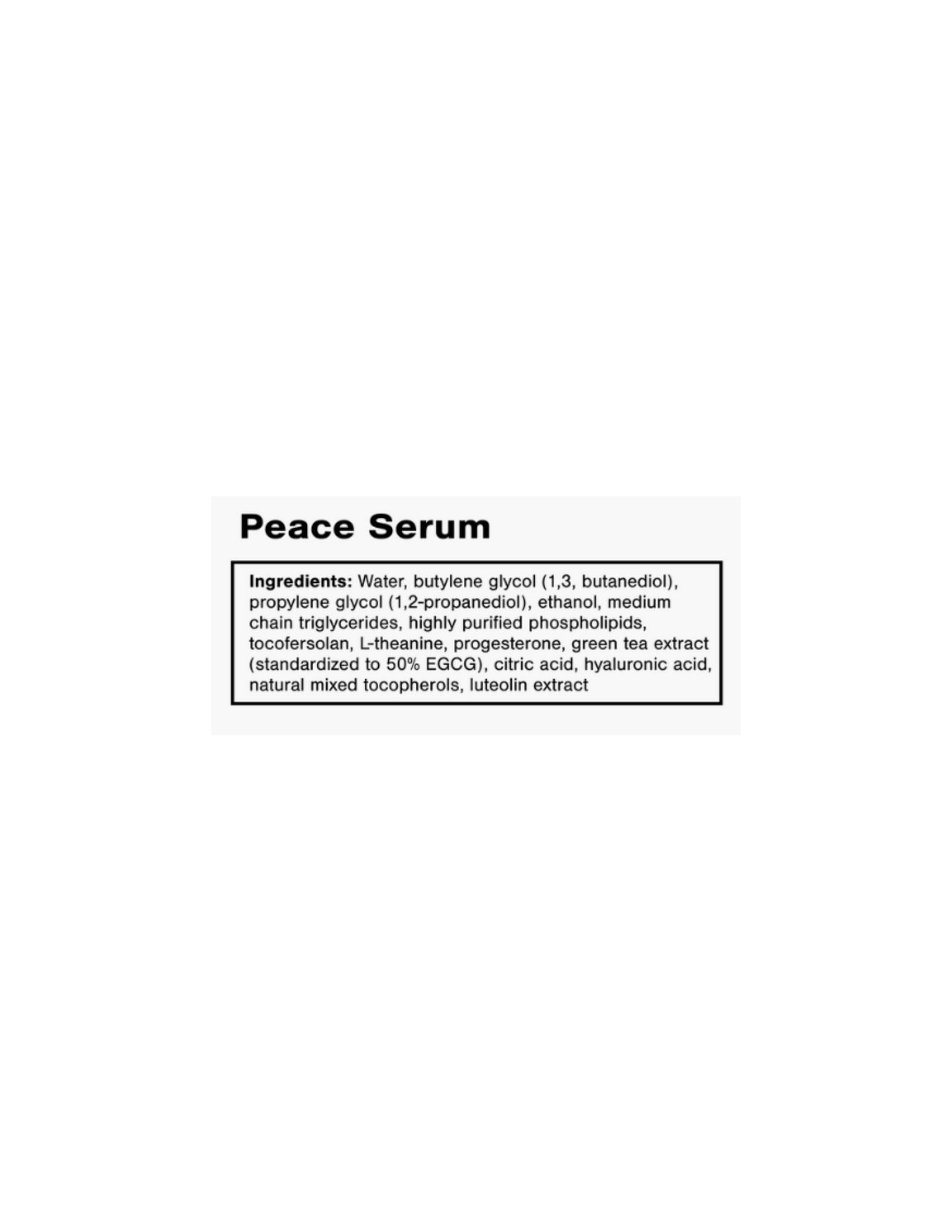 Peace Serum 30ml