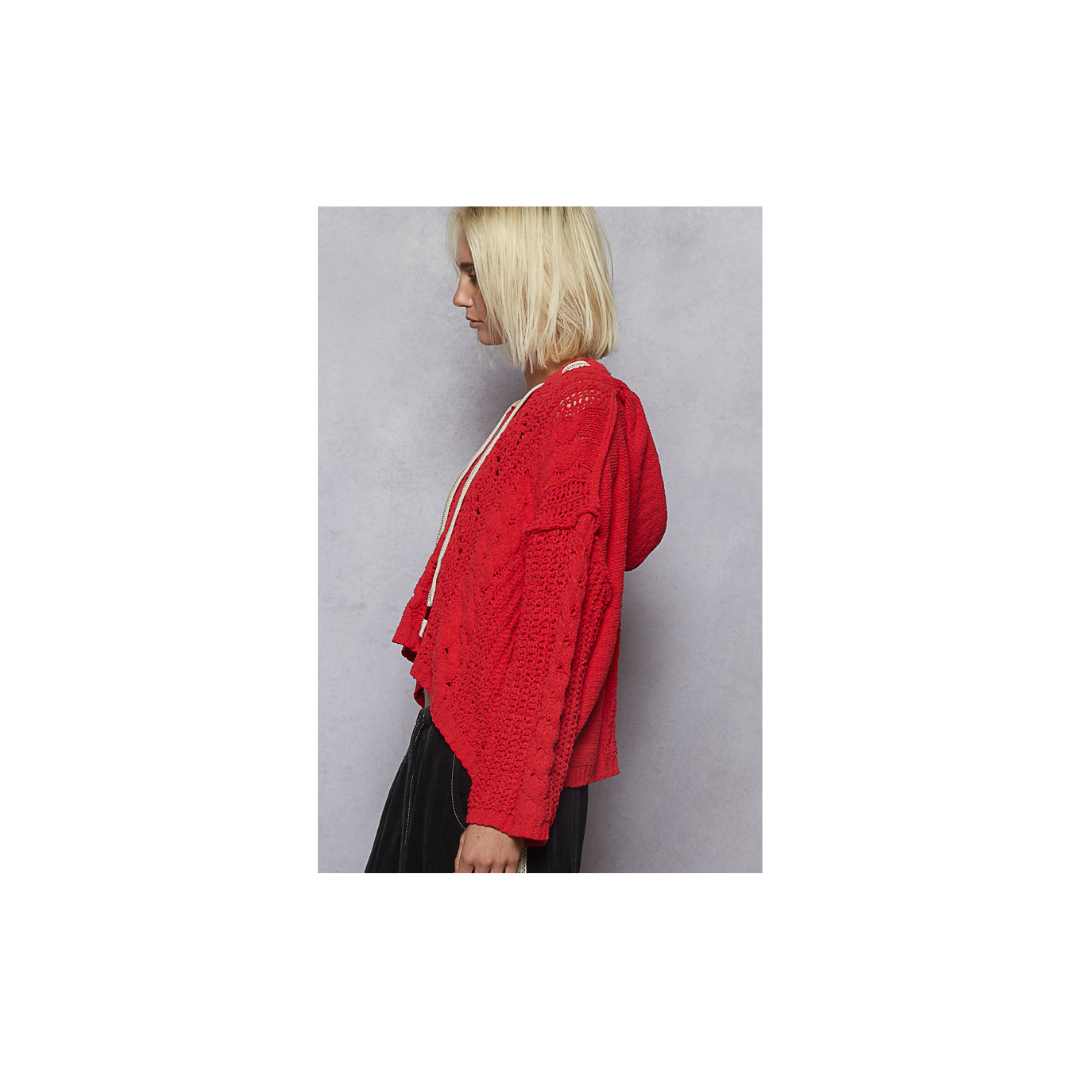 POL V-Neck Hoodie Sweater