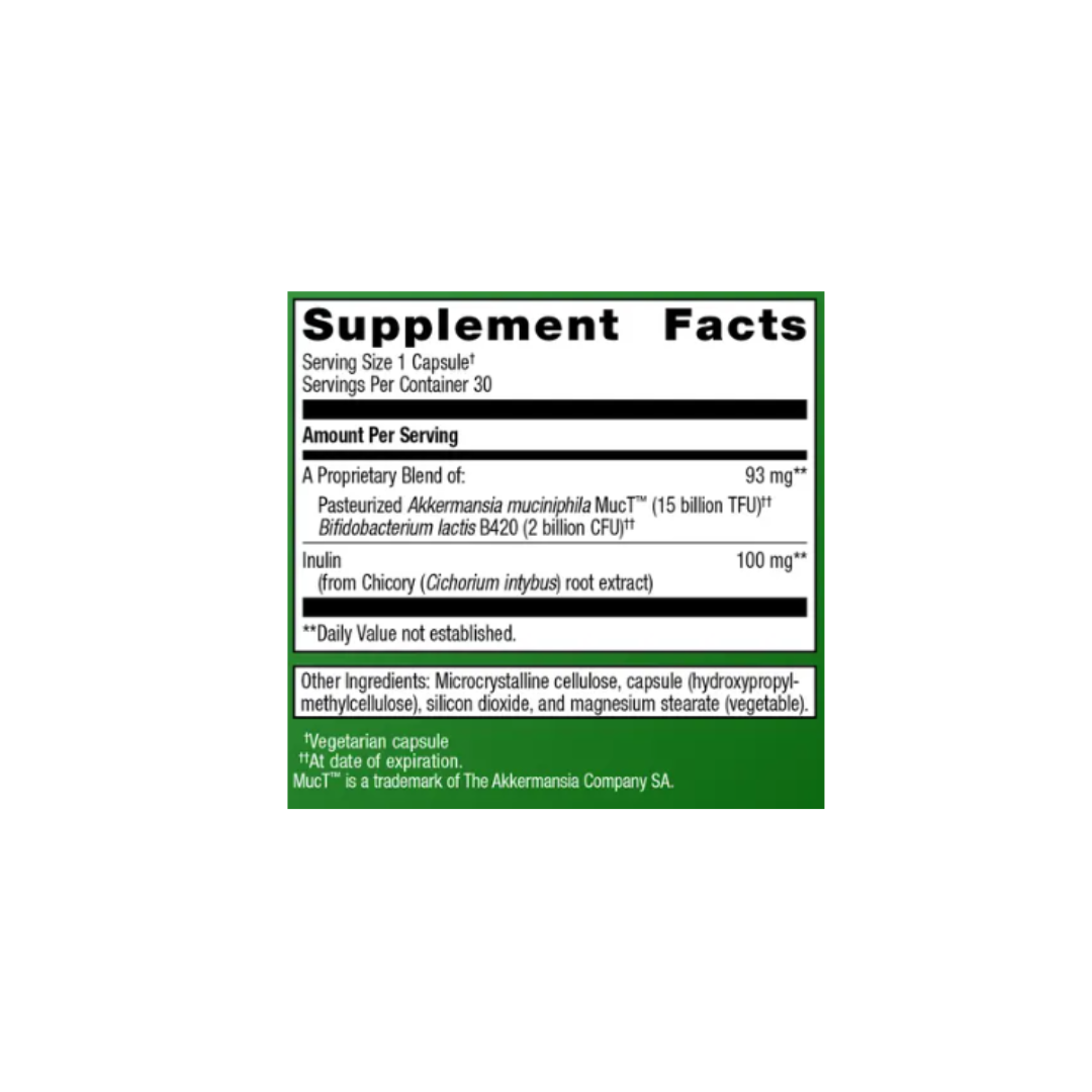 UltraFlora® Triplebiotic with Akkermansia 30CT