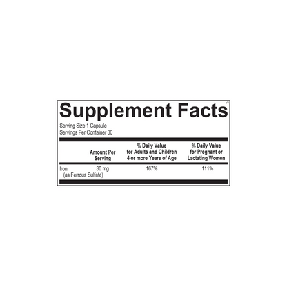 TruFerra™ Blister Packs 30CT