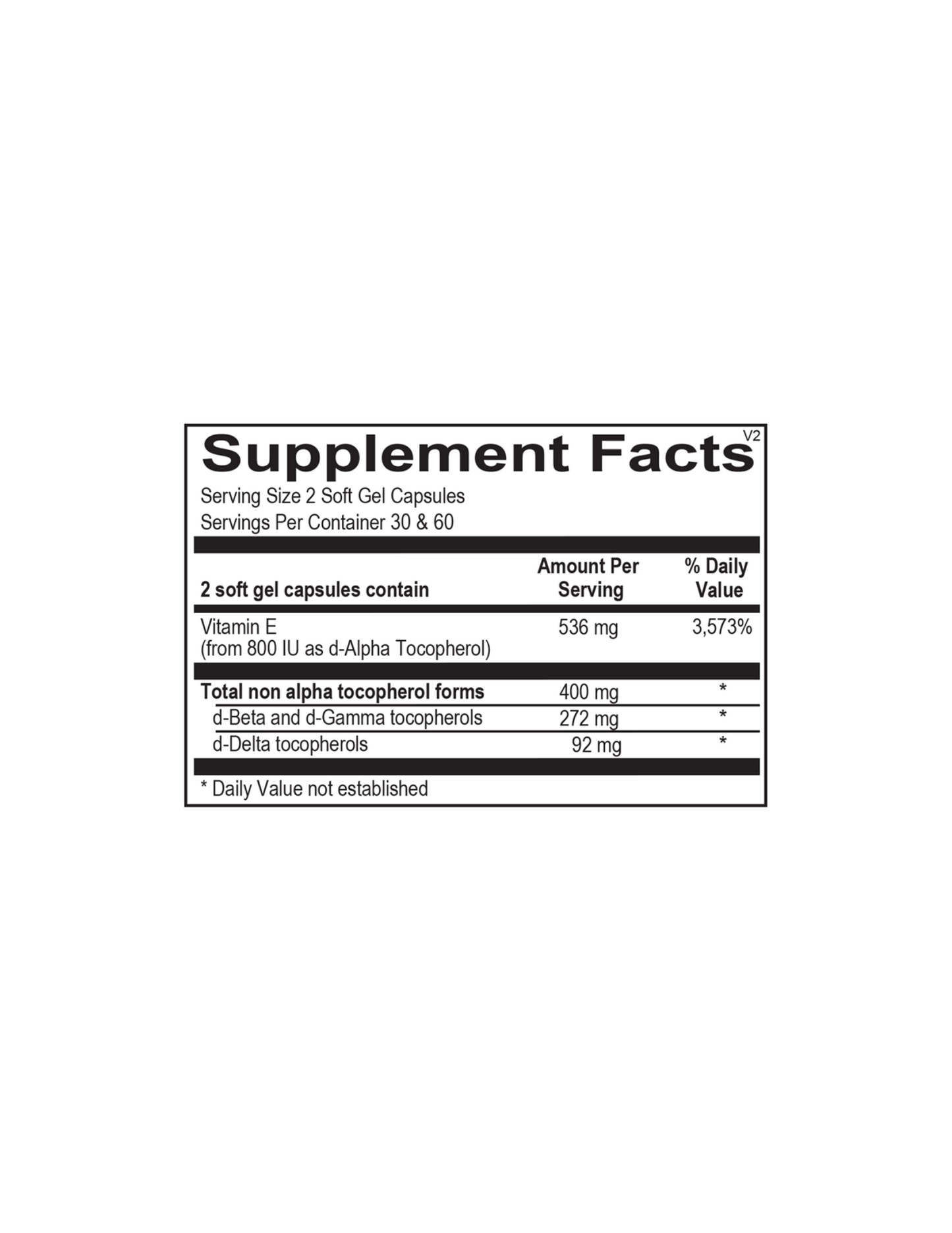 Natural Vitamin E Mixed Tocopherols 60C