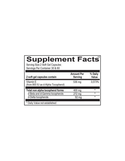 Natural Vitamin E Mixed Tocopherols 60C